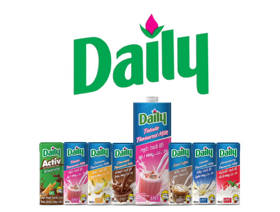 Daily flavoured milk logo